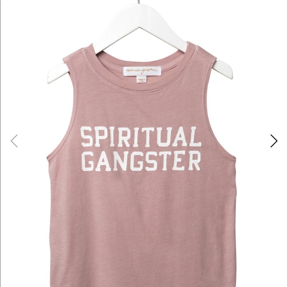 {Spiritual Gangster} Varsity Muscle Tee-Kids